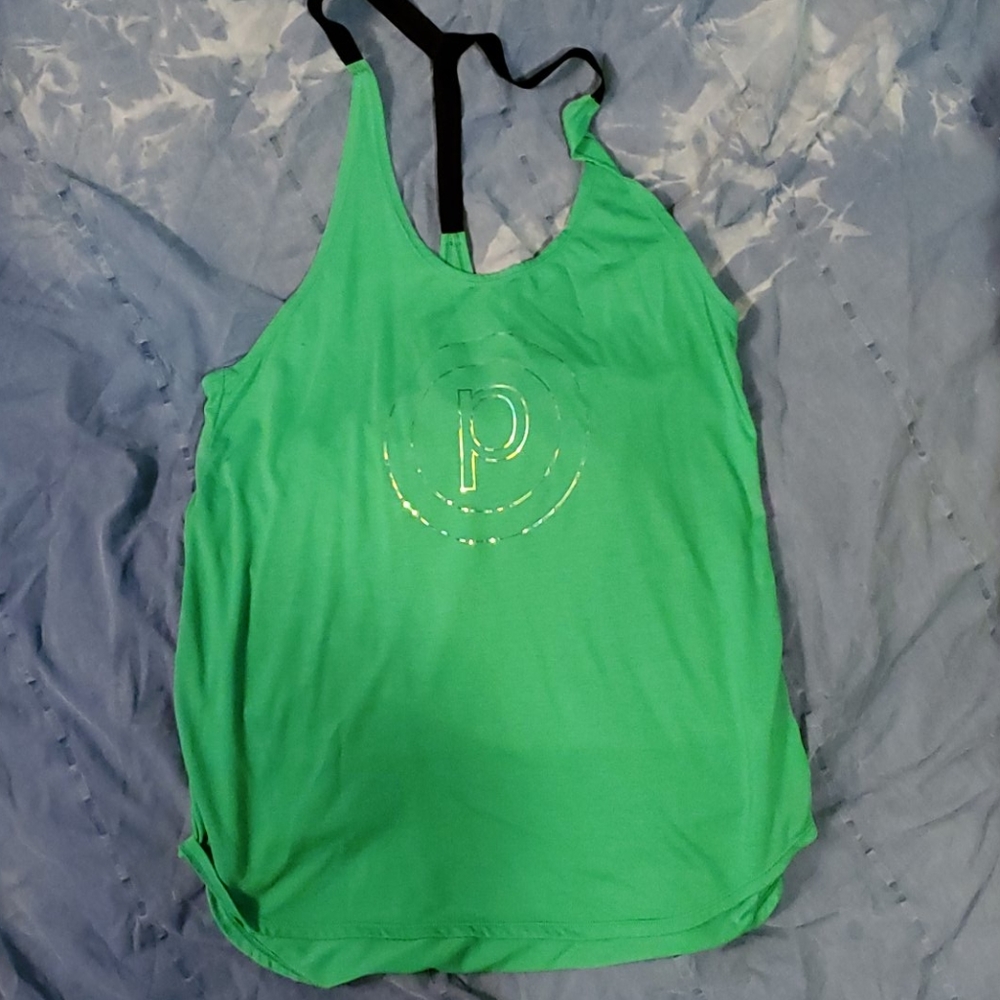 Pure Barre green tank by Split 59